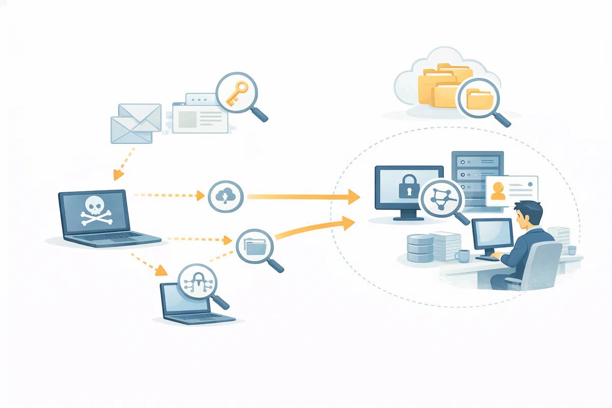 社内ネットワーク内での横展開イメージ