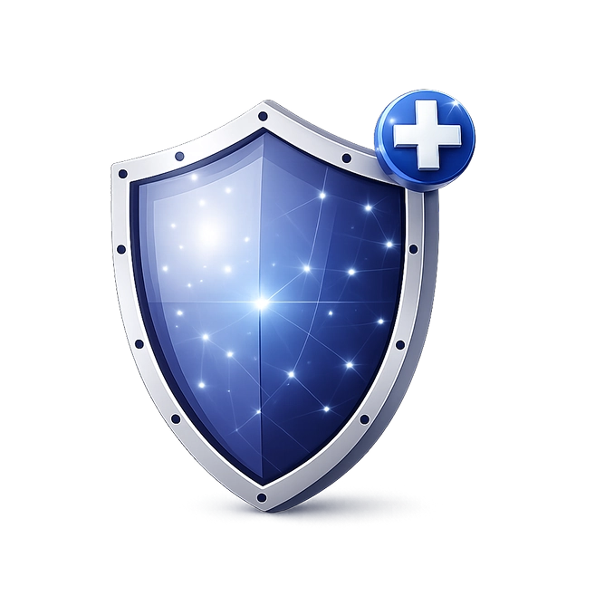 White Defender Shield