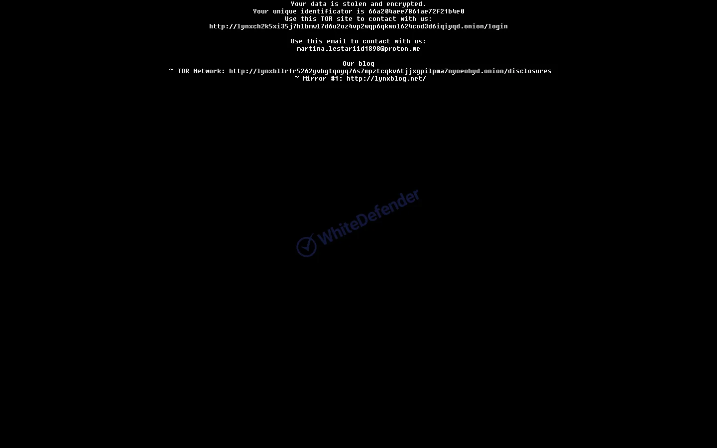 Lynxランサムウェアに関する技術分析とインシデント対応報告書