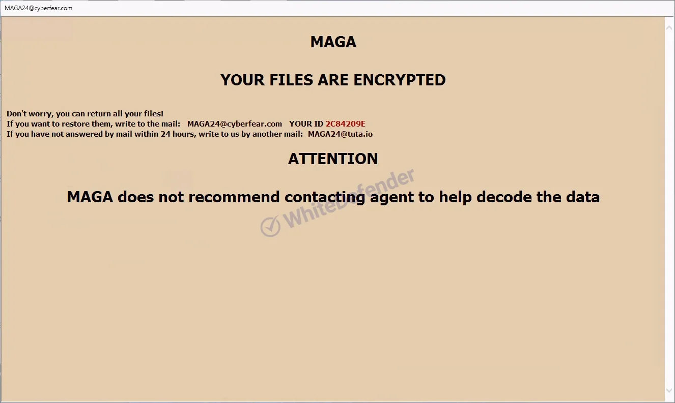 Maga (Encp) ランサムウェアに関する技術分析と対策報告書