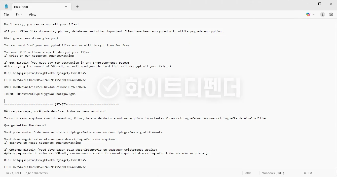 NoCryランサムウェアに関する技術分析レポート