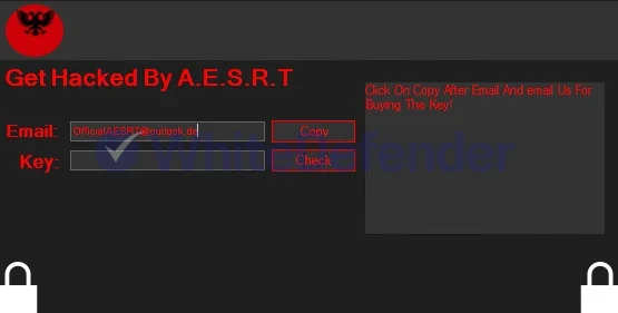 A.E.S.R.T ランサムウェアに関する技術分析レポート