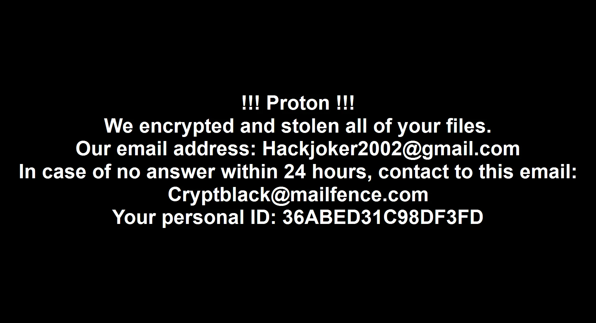 Proton ランサムウェアに関する技術分析とインシデント対応報告書