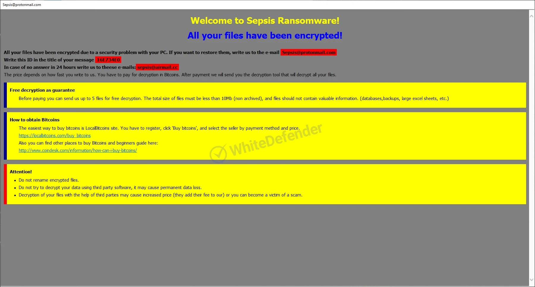 Sepsisランサムウェアに関する技術分析レポート