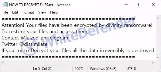 Divinityランサムウェアに関する技術分析とインシデント対応報告書